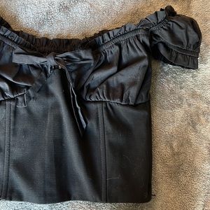I.AM.GIA off shoulder corset crop top small